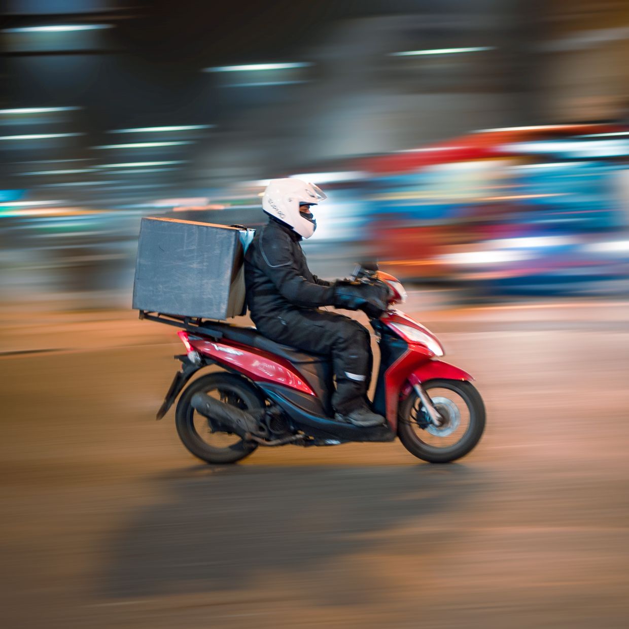 Foto: Lieferung von Pizza