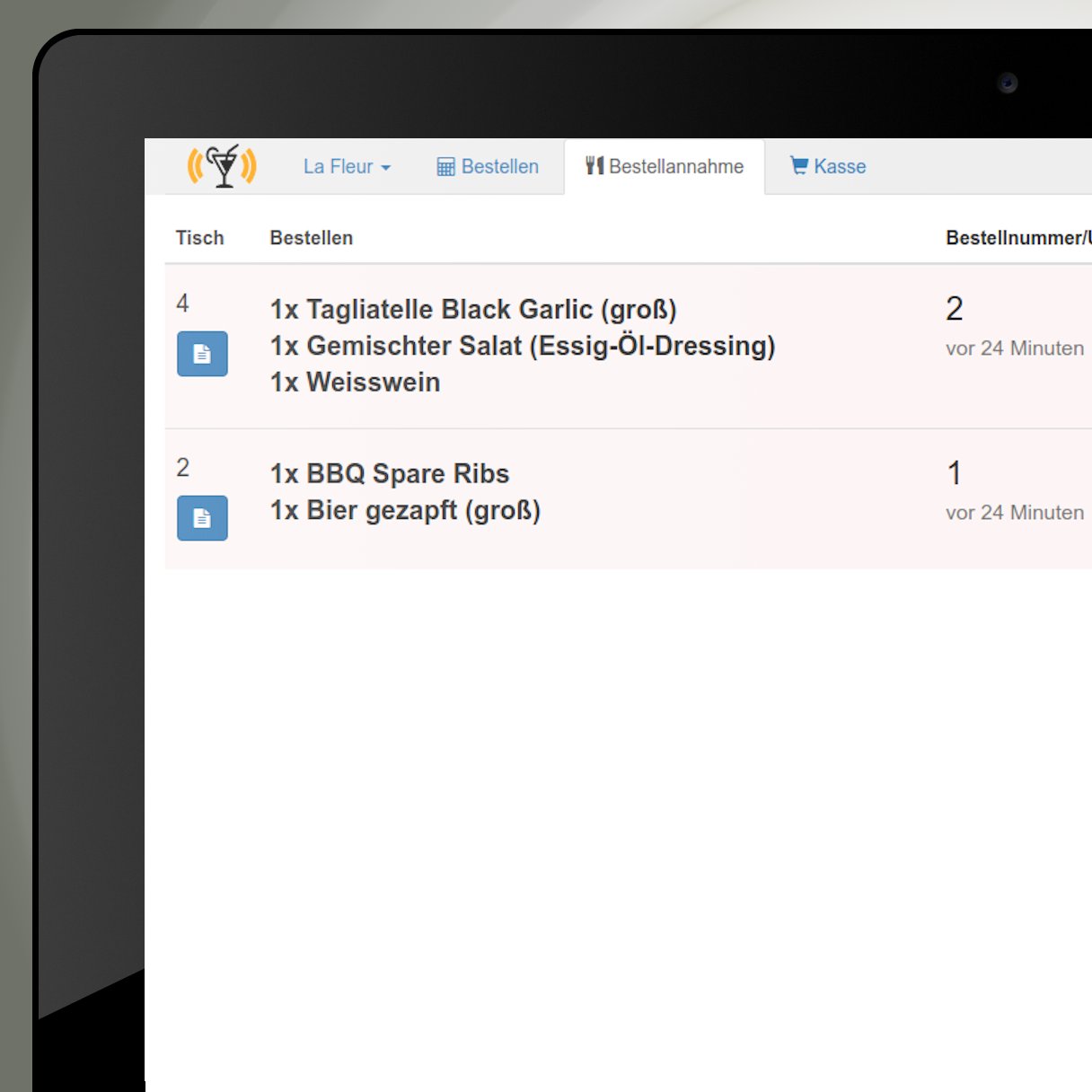 Screenshot: Service Station